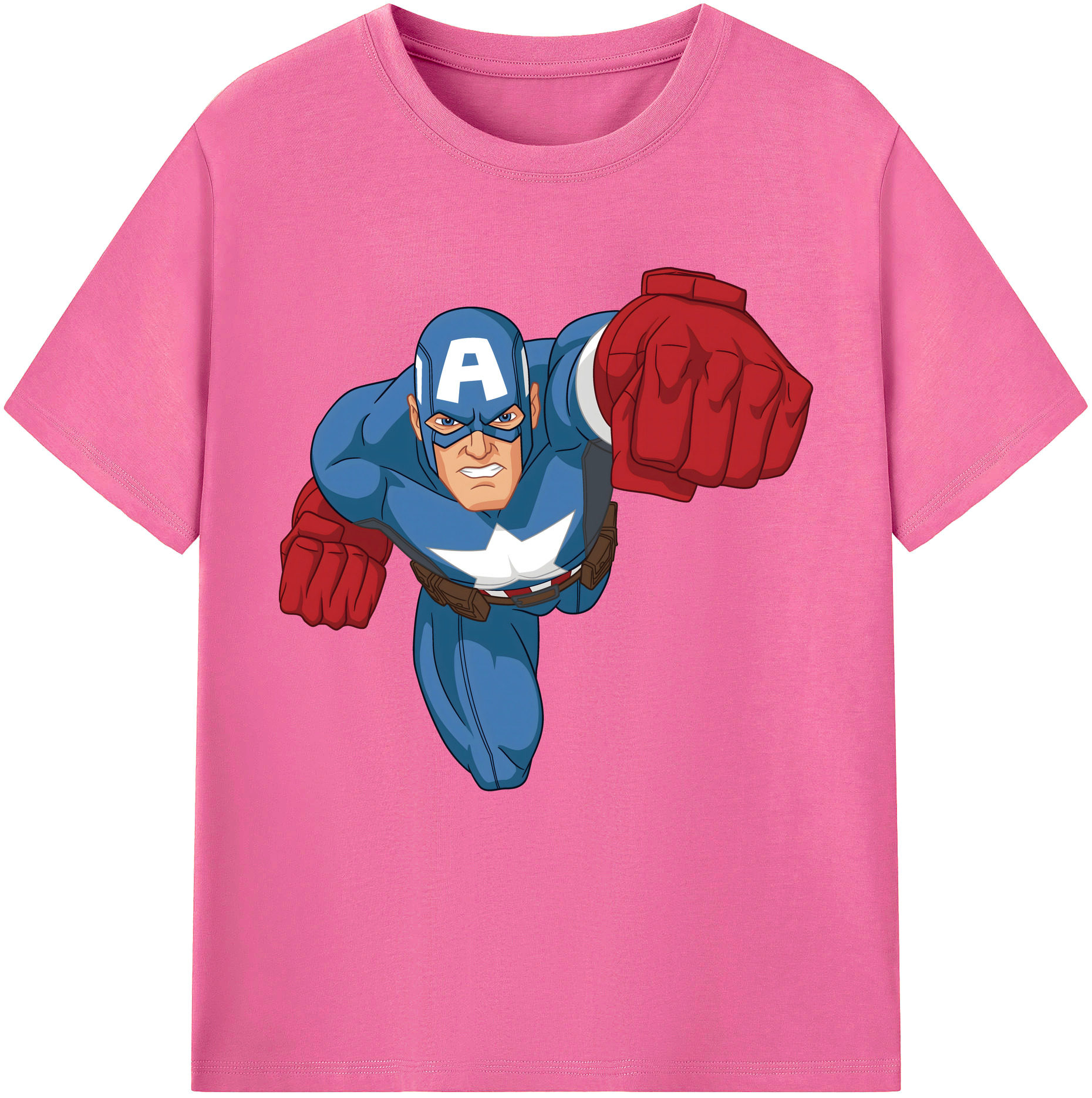 （画像用） アベンジャーズ The Avengers レディースカジュアルプリントTシャツ（綿100％）